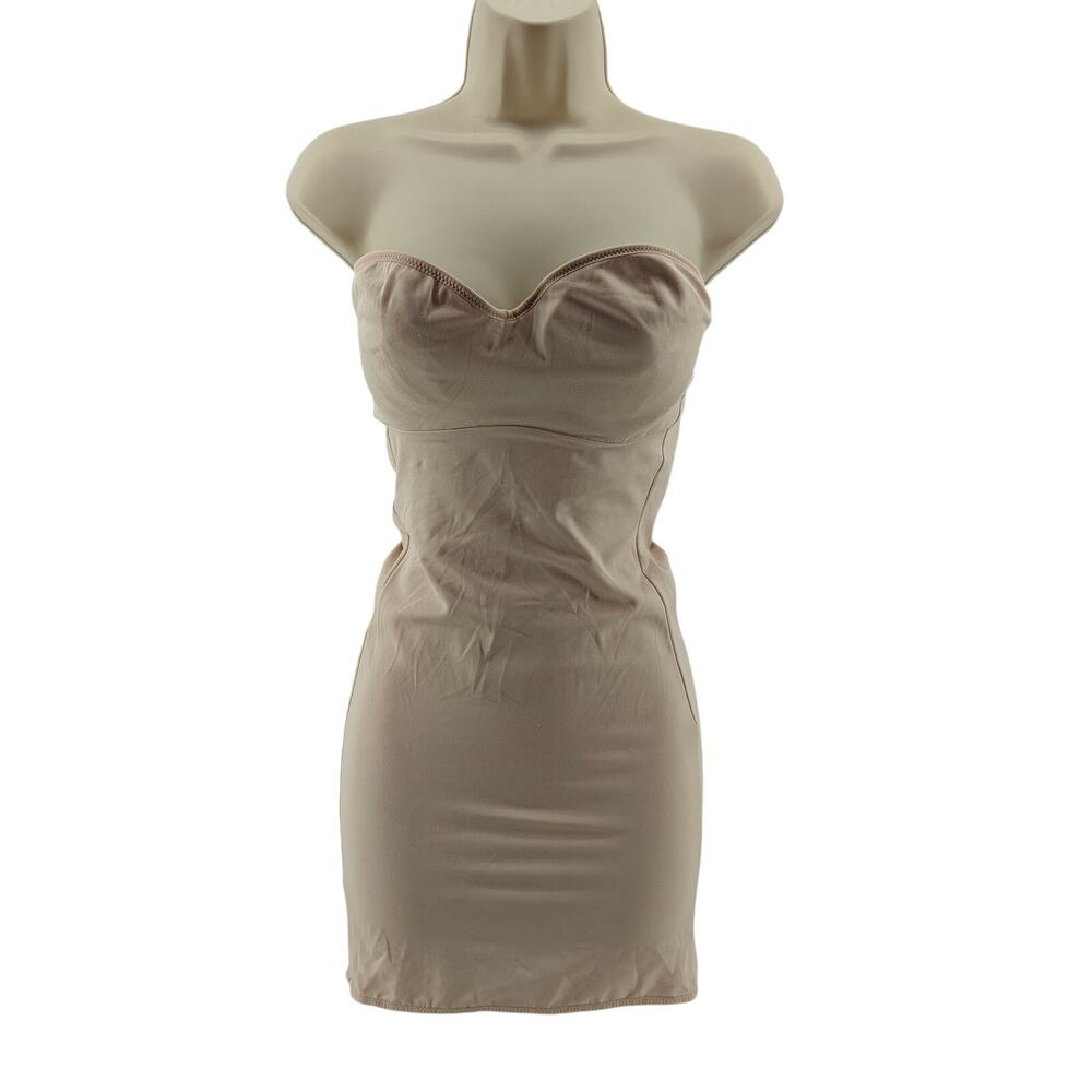 Victoria Y2K Secret Power Figure Cupped Shaping Slip Mini Dress 34B